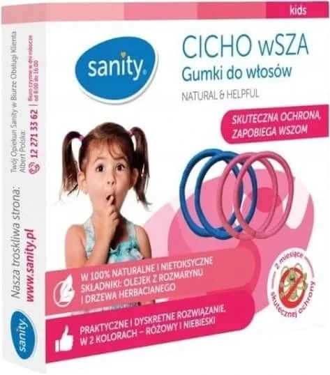 Sanity Kids Elastice de păr 2 culori 4 bucăți — preț și oferte