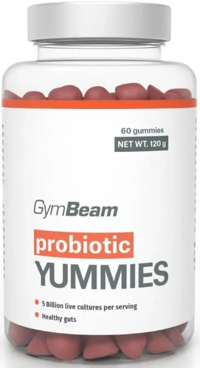 GymBeam Probiotics Yummies, cireșe, 60 capsule — preț și oferte
