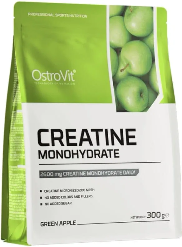 OstroVit Creatină Monohidrat aromă de măr verde, 300 ... — preț și oferte