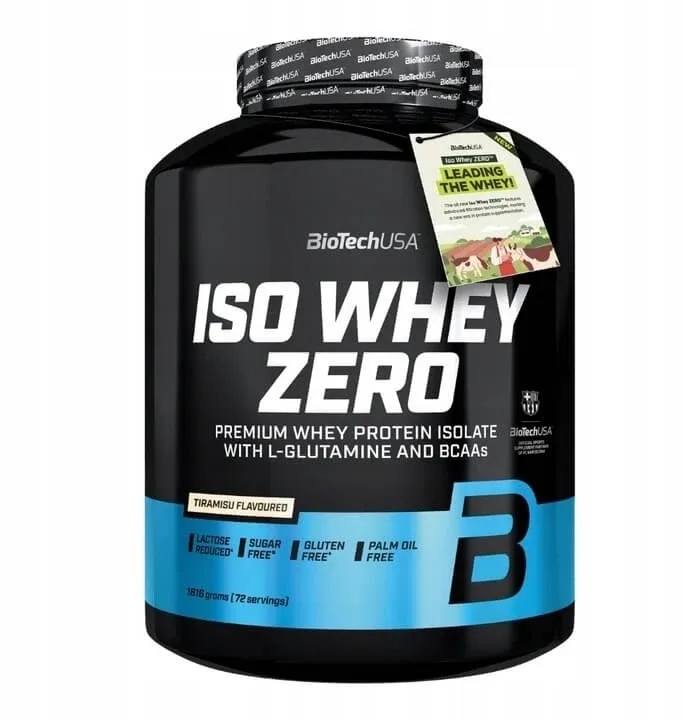 BioTech Statele Unite ale Americii Iso Whey Zero proteine Aroma Tiramisu 1816 g — preț și oferte