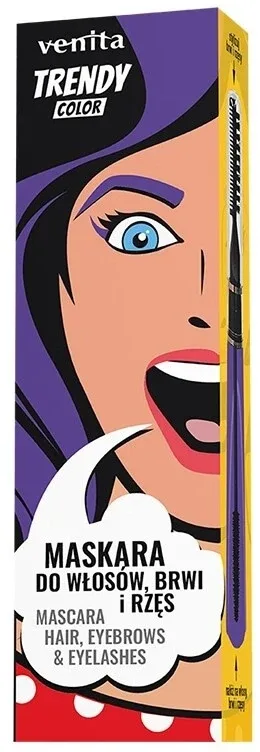 Venita Trendy Color Mascara pentru păr, sprâncene și gene Nr. 40 ... — preț și oferte