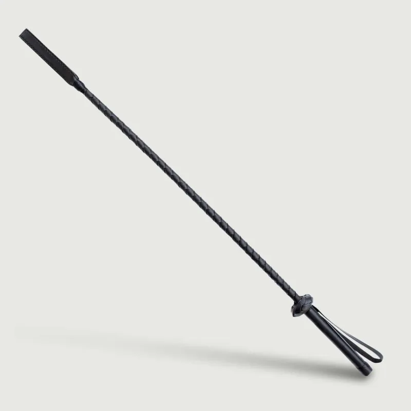Curea de călărie din piele cu curea dublă 71 cm - negru — preț și oferte