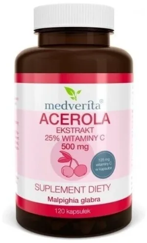 Medverita Acerola 500 mg 120 capsule