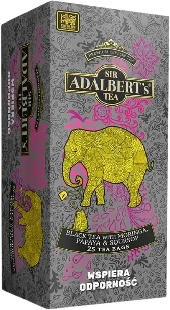 ADALBERT'S Ceai negru cu Moringa Papaya &Amp Soursop ... — preț și oferte