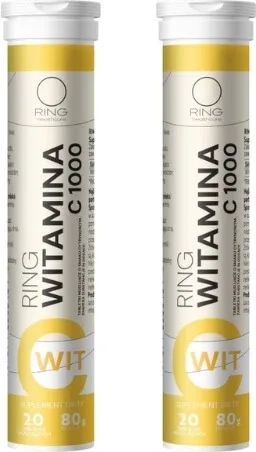 Ring Vitamina C 1000 20 comprimate efervescente Multipack × 2 — preț și oferte