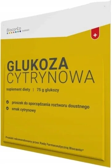 Biocanto Lemon glucoză pulbere 75 g — preț și oferte