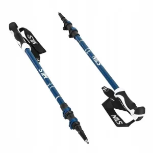 Abisal Aluminium Trekking Poles Albastru 63-135 cm