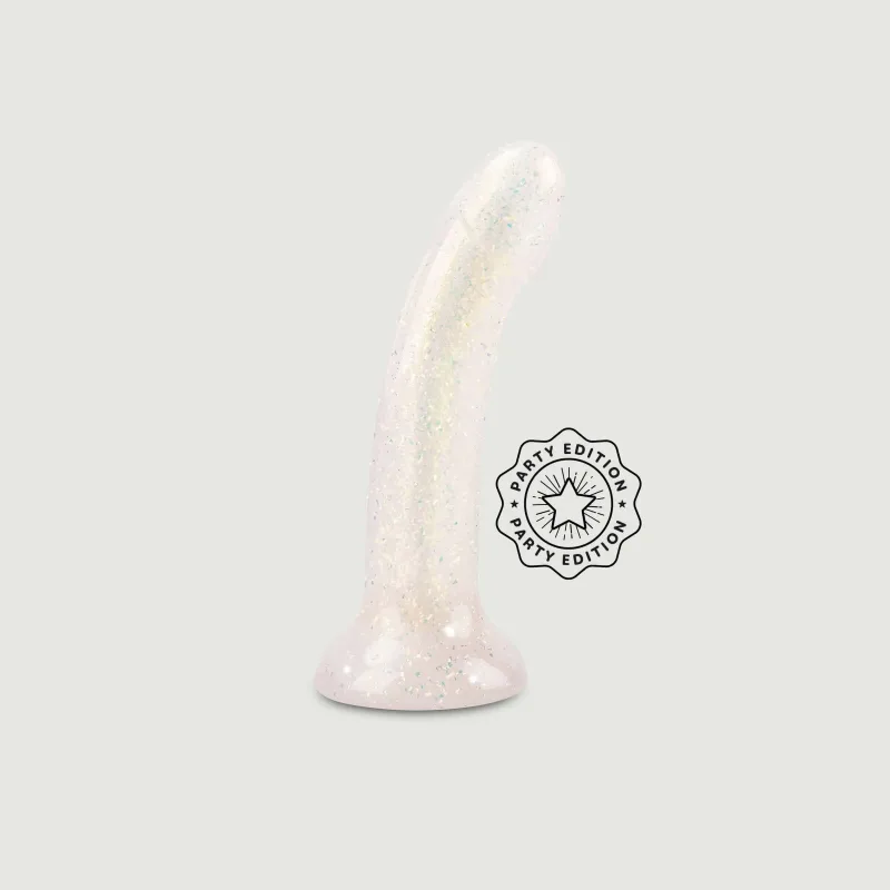 Dildolls Extravaganza Premium Dildo din silicon cu ventuză - Transparent — preț și oferte