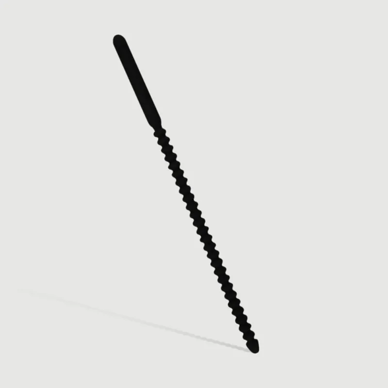 240 x 8 mm Sunet uretral din silicon cu nervuri - negru — preț și oferte