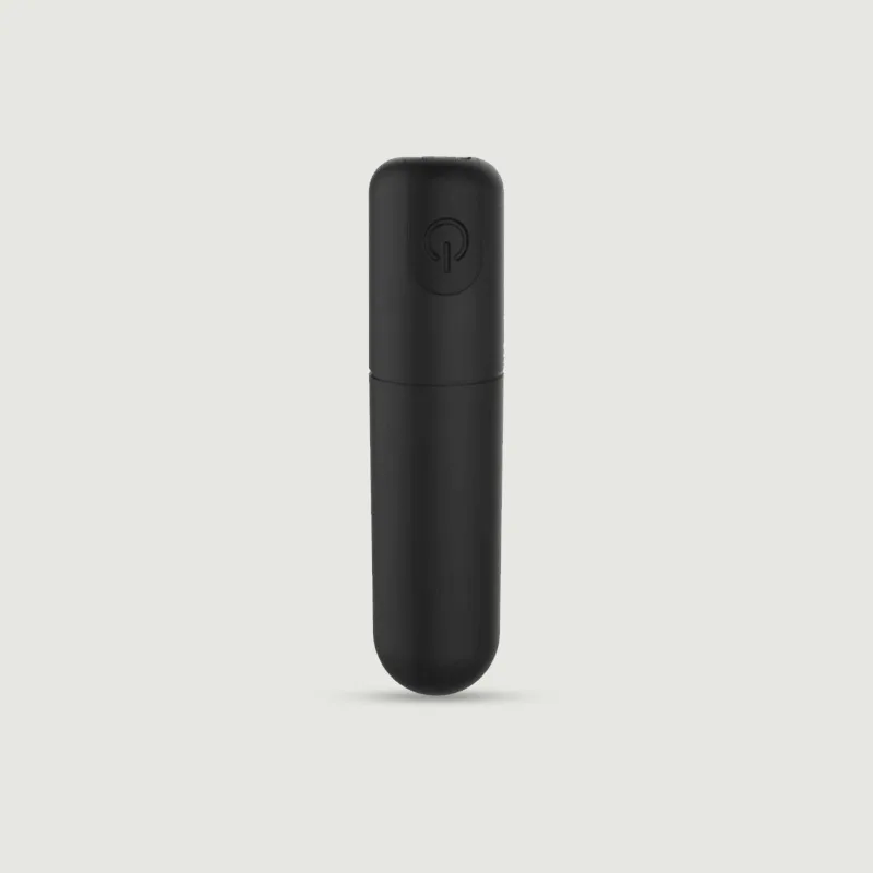 Jollie Vibrator reîncărcabil din silicon Bullet - Negru — preț și oferte