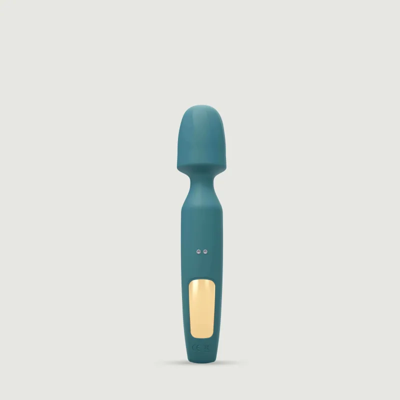R-Evolution Premium Silicone 3 în 1 Massage Vibrating Wand - Verde — preț și oferte