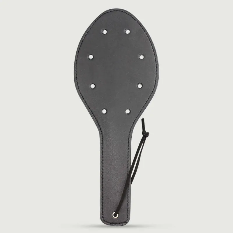 Big Candy Spank Series Paletă în formă de lingură cu găuri - negru — preț și oferte