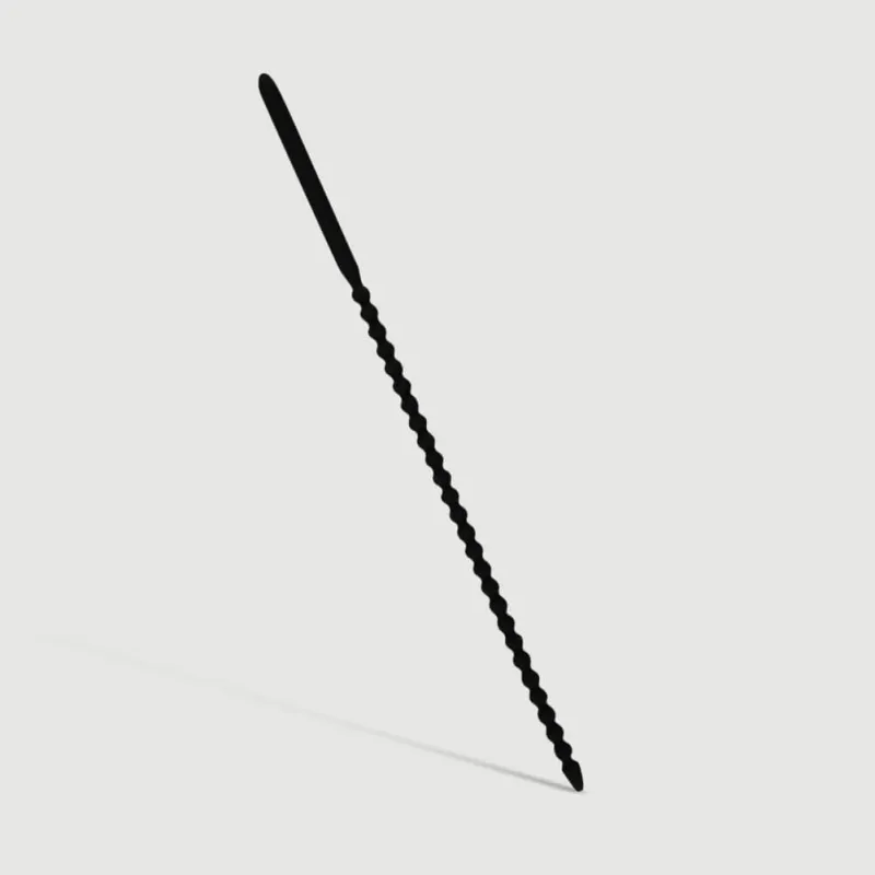 240 x 4 mm Sunet uretral din silicon cu nervuri - negru — preț și oferte