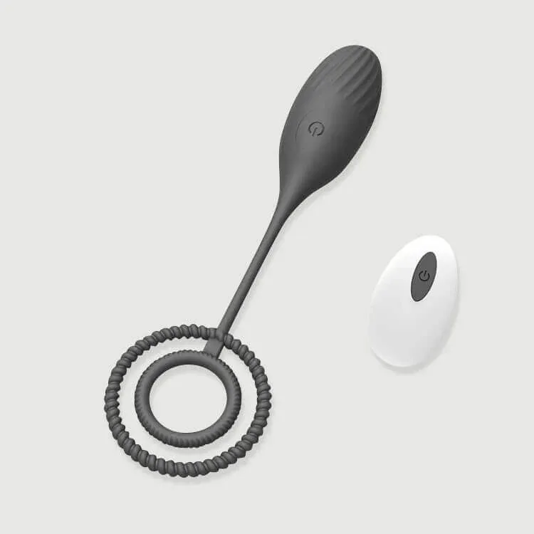Sexopolis My Remote Play Ribbed Silicone Remote Controlled Bullet VIbrator With Handle - Negru — preț și oferte