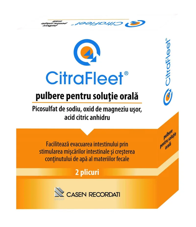 Citrafleet, Casen Recordati | 2 plicuri — preț și oferte