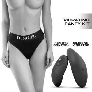 Discreet Panty XL Încălzire Vibrator cu telecomandă - Negru