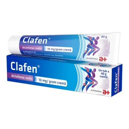 Clafen crema 10 mg/g, Antibiotice SA | 40 g — preț și oferte