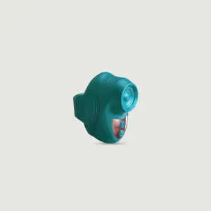 Kisscool Vibrator cu degete din silicon - verde