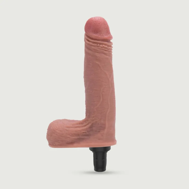 Vibrator realist din silicon de 16 cm pentru Sexopolis Sex Machines - Carne — preț și oferte