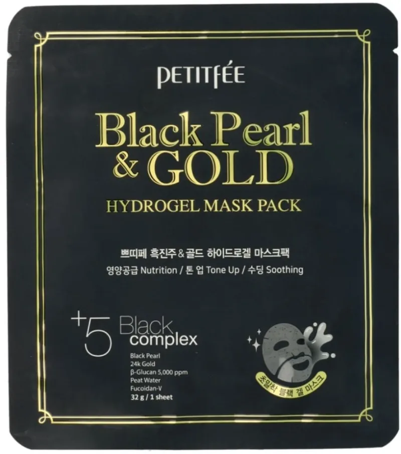 Petitfee Black Pearl & Gold Mask Pack 32 g — preț și oferte