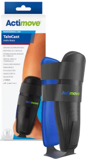 ACTIMOVE TALOCAST Brățară pentru gleznă negru S/M 1 buc.