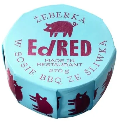 Ed Red Ribs în sos BBQ cu prune 270 g — preț și oferte