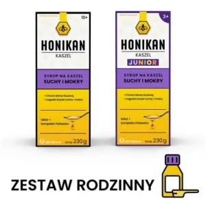 Honikan Kaszel JUNIOR sirop 230 g + Honikan Kaszel sirop ...