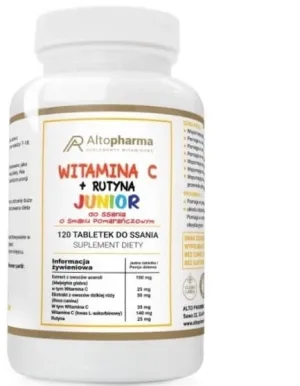 Altopharma Vitamina C + Rutin Junior pentru aroma de supt ...