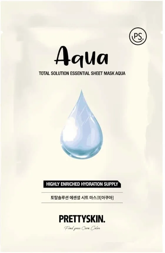 PRETTYSKIN Total Solution Essential Sheet Mask AQUA ... — preț și oferte