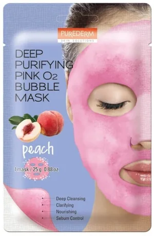 Purederm Depp Purifying Pink O2 Bubble Mask ...
