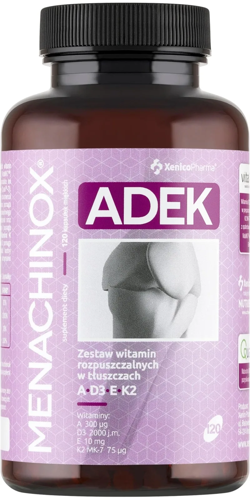 Xenico Menachinox ADEK 120 capsule — preț și oferte