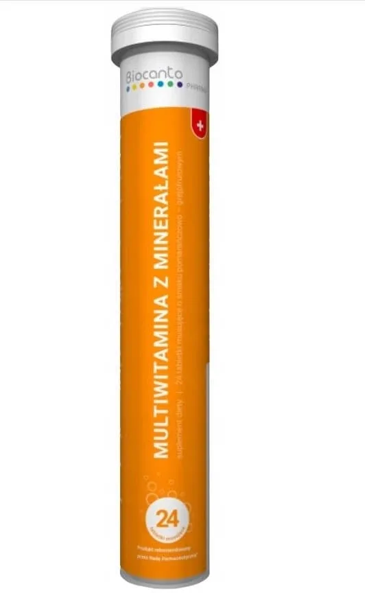 Multivitamine cu minerale 24 comprimate efervescente — preț și oferte