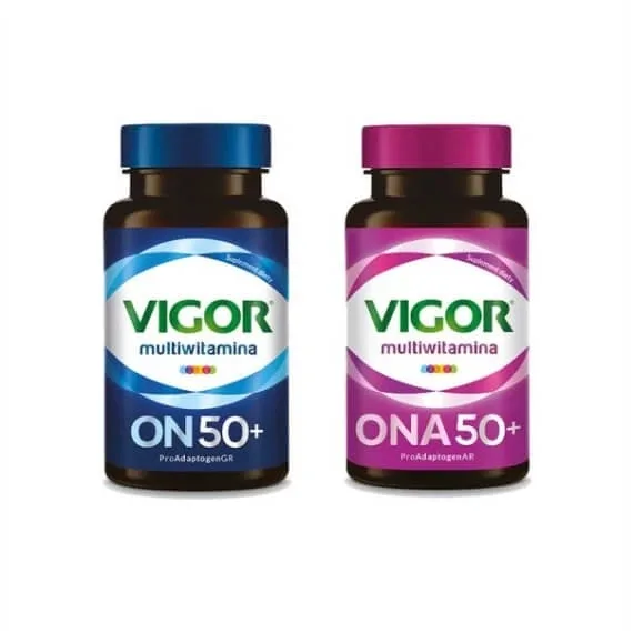 VIGOR ON 50+ supliment multivitaminic 60 comprimate + VIGOR ... — preț și oferte