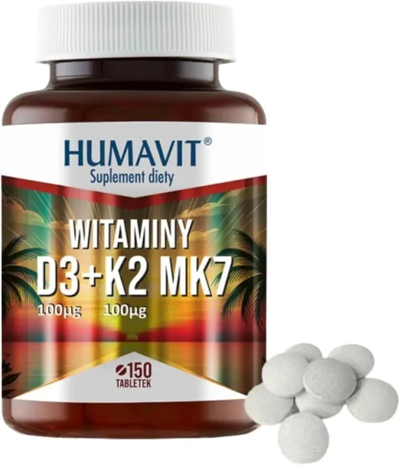 Humavit Vitamina D3 K2mk-7 150 comprimate — preț și oferte