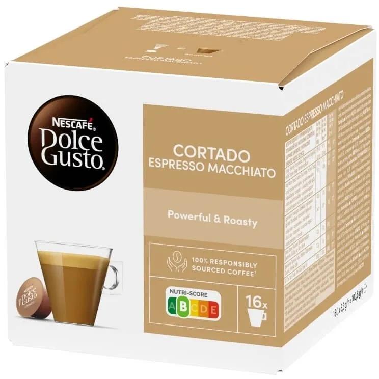 Nescafe Dolce Gusto Cortado Espresso Macchiato 16 capsule — preț și oferte