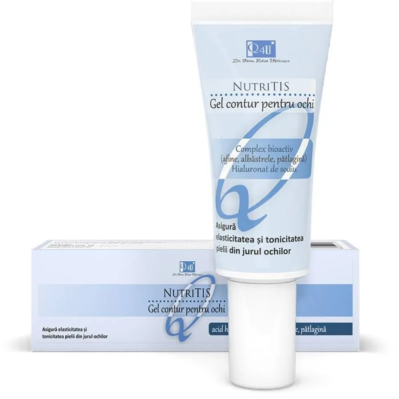 Gel pentru conturul ochilor Q4U, 20ml, Tis Farmaceutic — preț și oferte