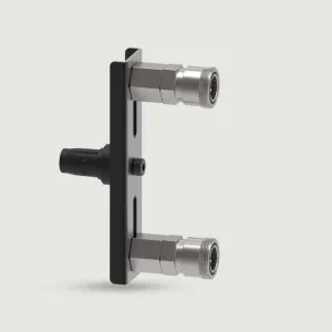 Adaptor Dual Dildo pentru Sexopolis Sex Machines - Negru