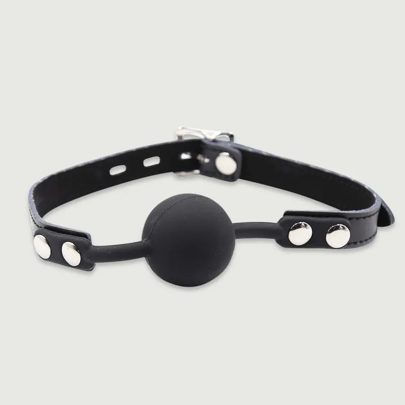 Ball Gag cu curea moale - negru — preț și oferte
