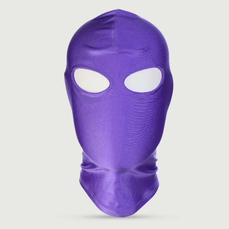 Glugă cu cap complet mediu cu deschideri pentru ochi - violet — preț și oferte