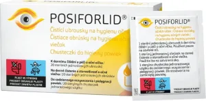Posiforlid Șervețele pentru igiena pleoapelor 20 buc.