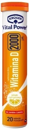 Kruger Vital Power Vitamina D 2000 UI. 20 comprimate ... — preț și oferte