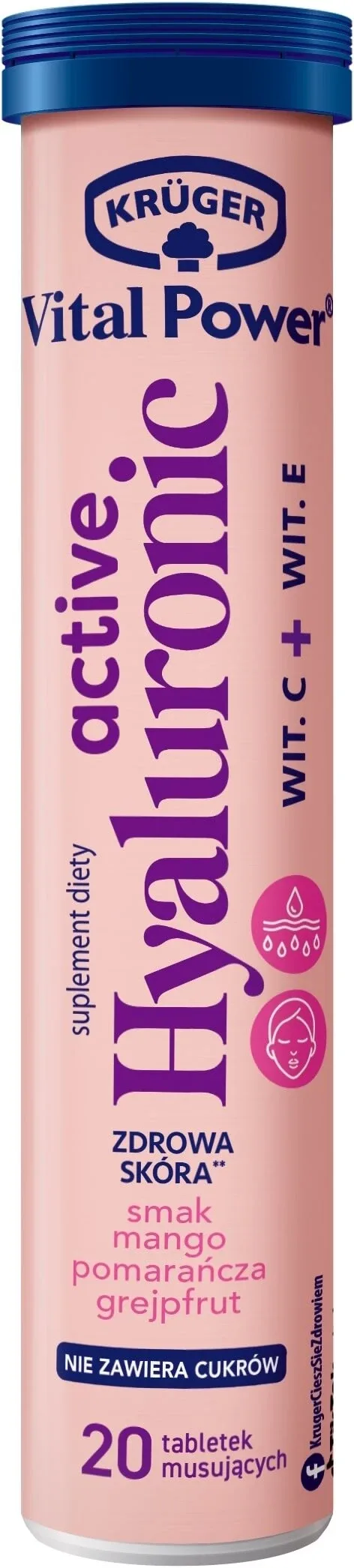 Kruger Vital Power For Hair aromă de grapefruit 20 comprimate ... — preț și oferte