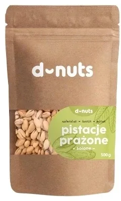D-nuts Pistachios prăjit sărat 500 g — preț și oferte