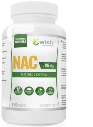Wish NAC N-Acetilcisteină 190mg 120 comprimate