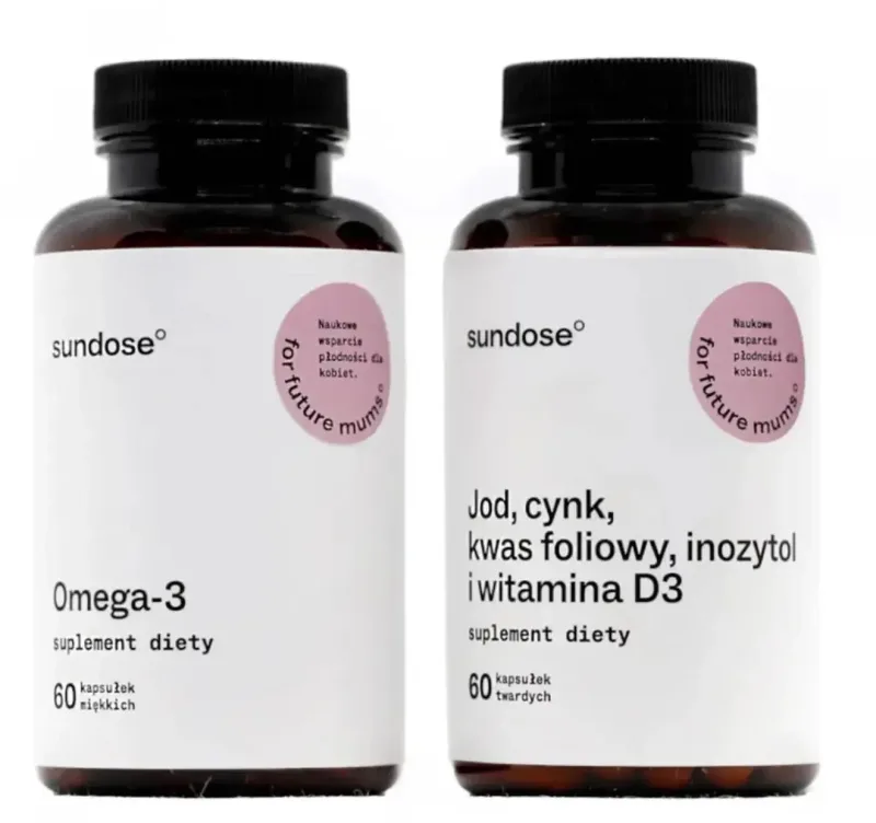 Sundose For Future Mums Omega-3, 60 capsule + Iod, zinc, ... — preț și oferte