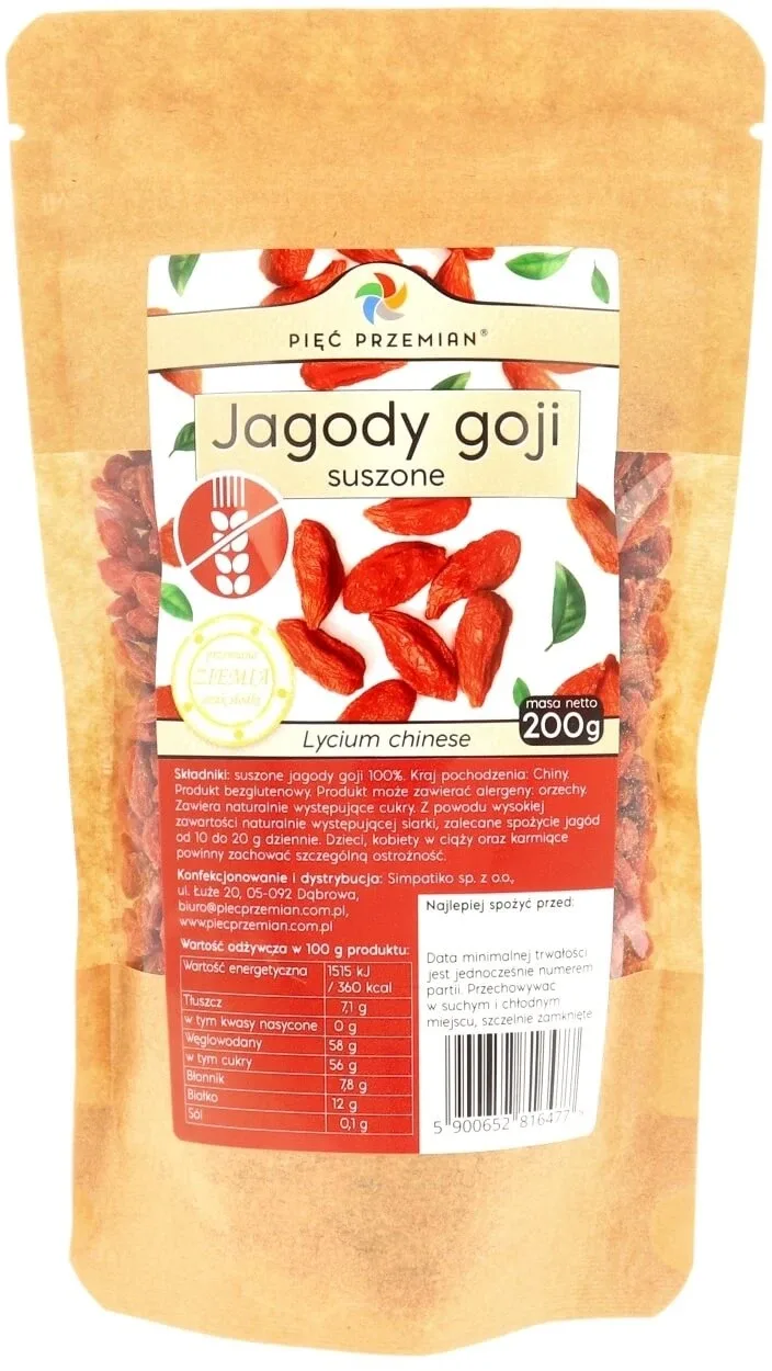Five Transformations Boabe Goji uscate 200 g — preț și oferte