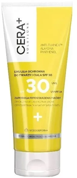 CERA PLUS Solutions, emulsie protectoare pentru față și corp SPF ...