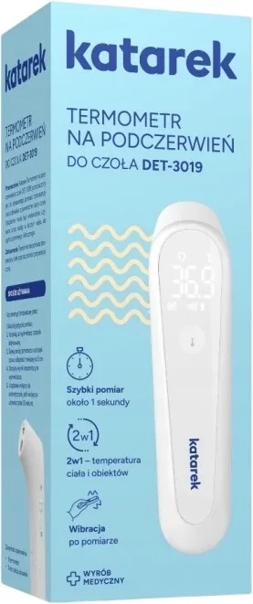 Katarek Termometru infraroșu pentru frunte DET-3019 1 buc.