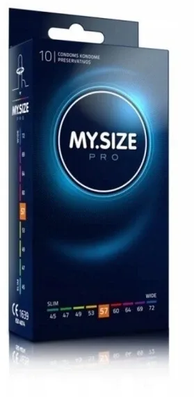 MY.SIZE PRO 57 mm prezervative 10 bucăți