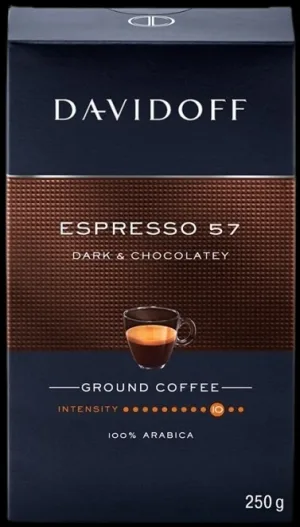 Davidoff Espresso 57 Dark Chocolatey cafea măcinată 250g